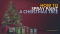 How To Paint a Christmas Tree With a Sprayer in 6 Steps