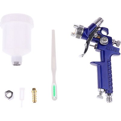 Dovewill 120mL Cup 0.8mm Nozzle Paint Spray Gun Sprayer Gravity Low Air Pressure